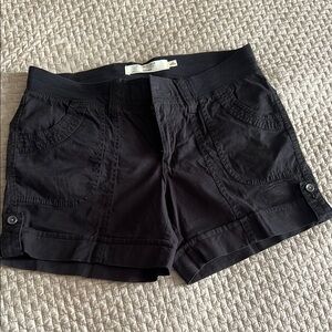 Sonoma Women's Black Casual Pocket Shorts